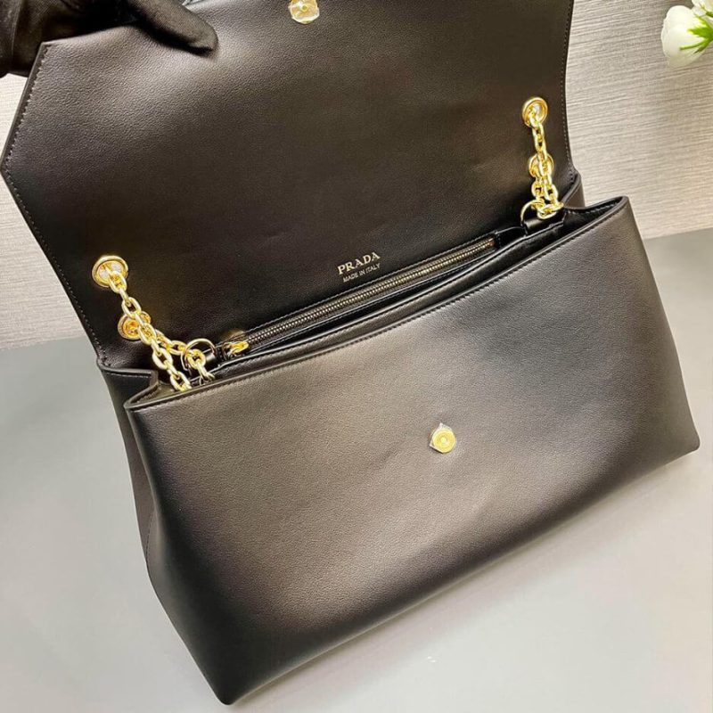 Prada Medium leather shoulder bag (High-end Grade) - Image 8