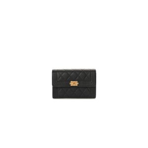 Chanel boy long wallet