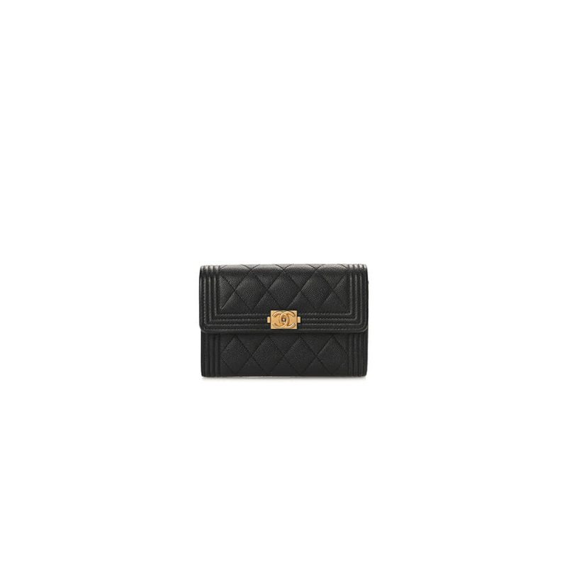 Chanel boy long wallet