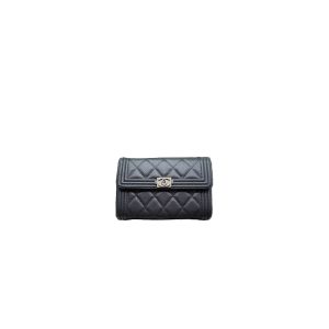 Chanel boy long wallet