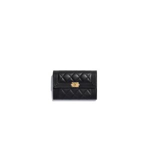 Chanel boy long wallet