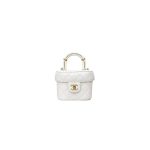 Chanel 23S handle cosmetic bag(high-end grade)