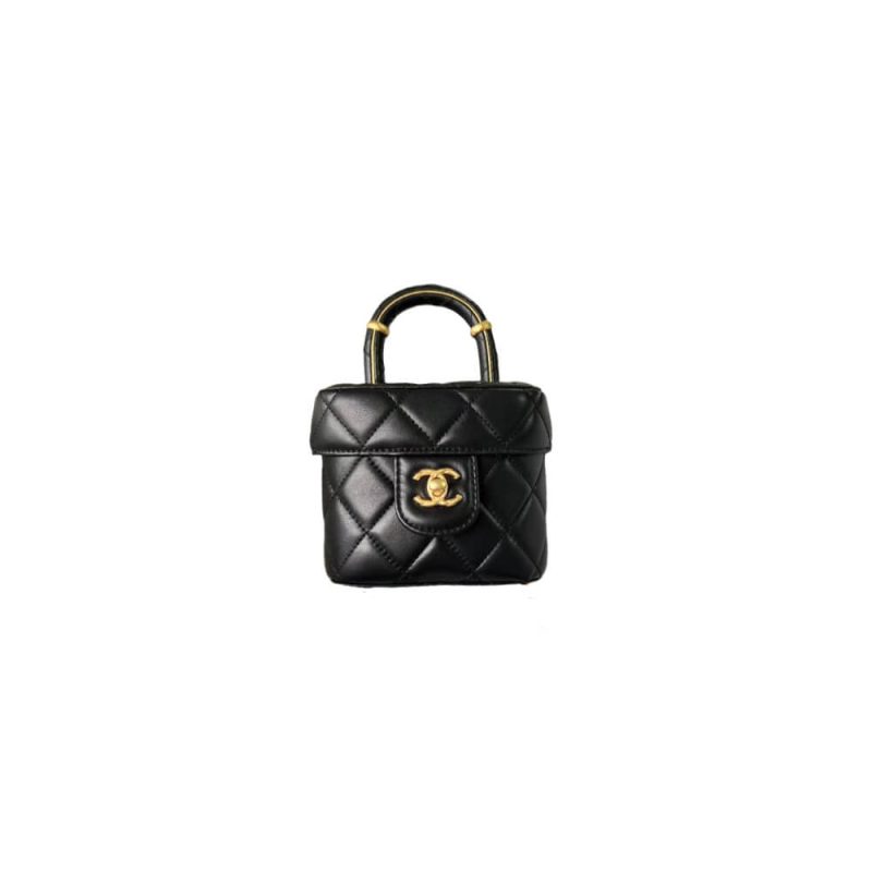 Chanel 23S handle cosmetic bag(high-end grade)