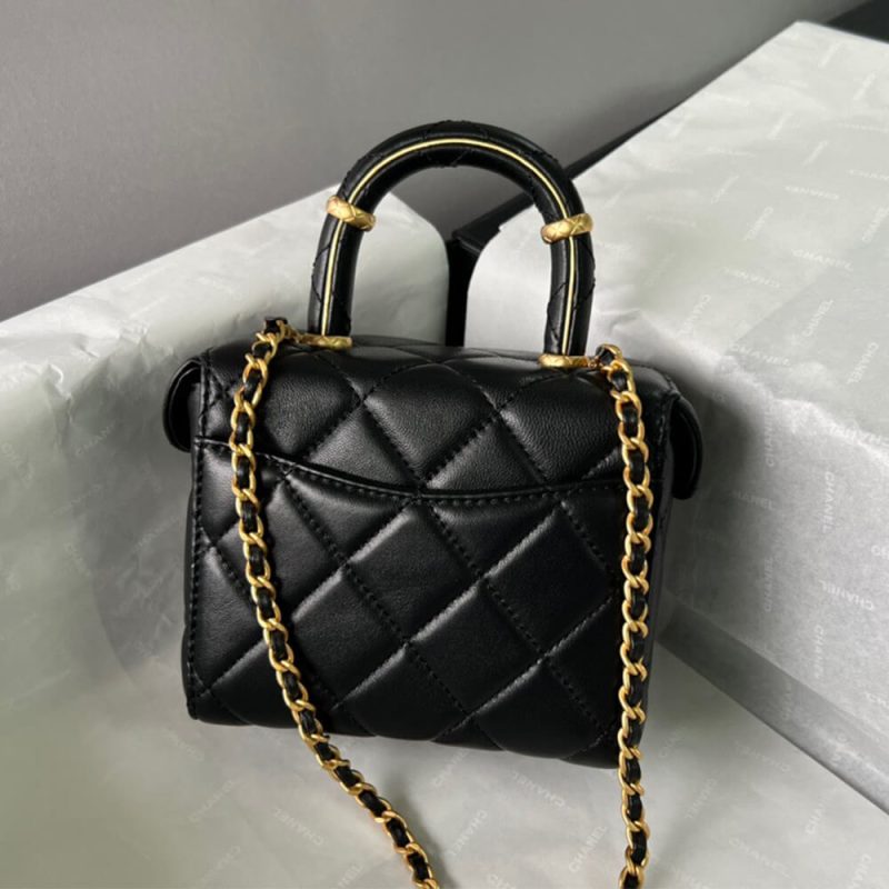 Chanel 23S handle cosmetic bag(high-end grade) - Image 4