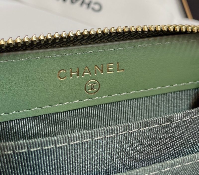 Chanel Classic Zipper Coin Wallet - Image 6