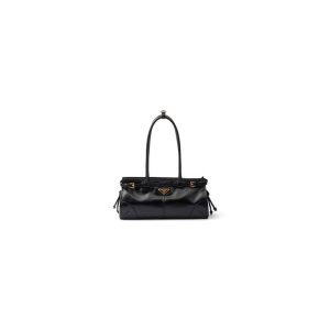 Prada Medium leather handbag(high-end grade)