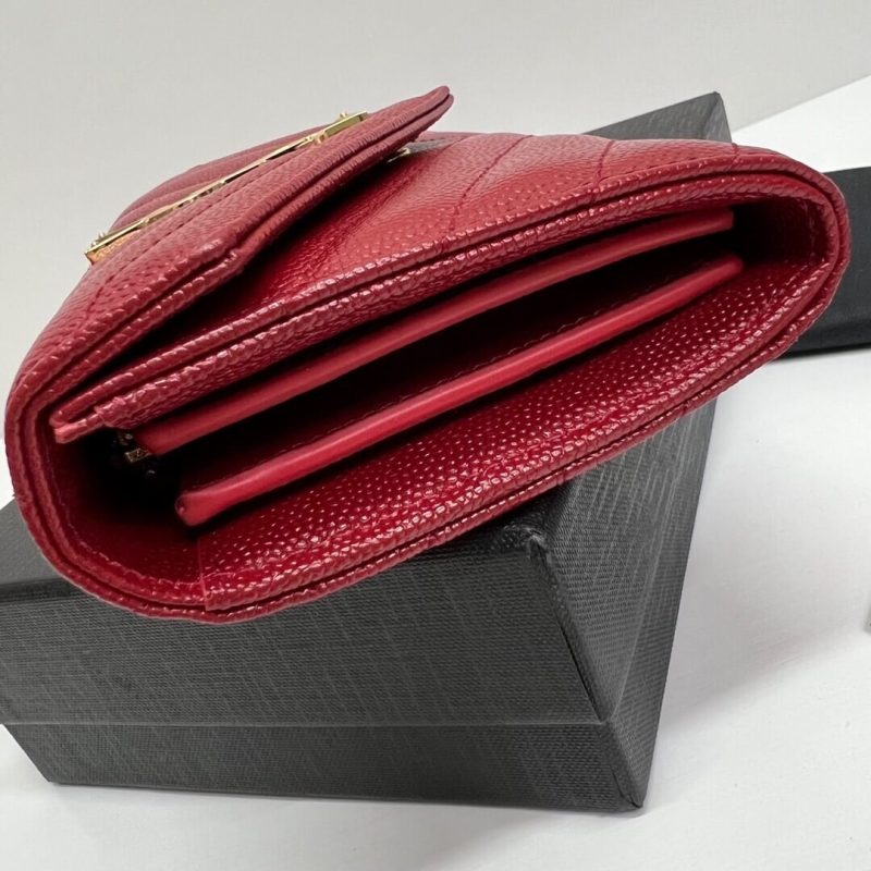 YSL CASSANDRE MATELASSÉ LARGE FLAP WALLET IN GRAIN DE POUDRE LEATHER - Image 3