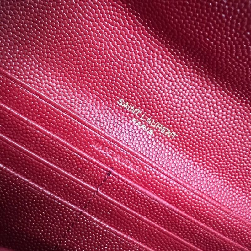 YSL CASSANDRE MATELASSÉ LARGE FLAP WALLET IN GRAIN DE POUDRE LEATHER - Image 6