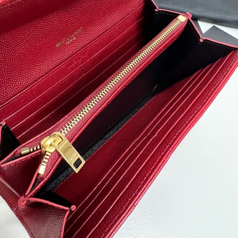 YSL CASSANDRE MATELASSÉ LARGE FLAP WALLET IN GRAIN DE POUDRE LEATHER - Image 7