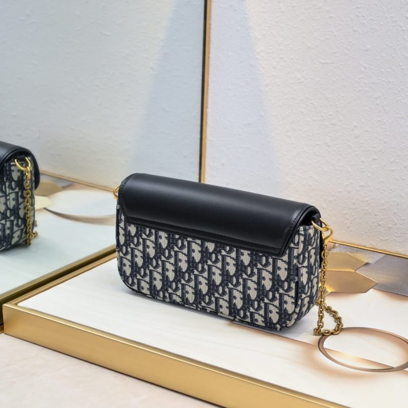 Dior Saddle Pouch with Chain - Image 4