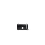 CELINE CLAUDE shiny cowhide leather chain shoulder bag