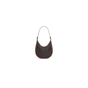 CELINE HELOÏSE TRIOMPHE LOGO PRINTED calfskin small bag
