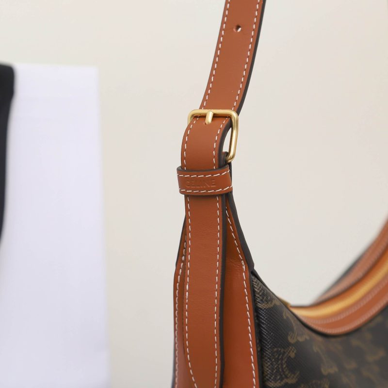 CELINE HELOÏSE TRIOMPHE LOGO PRINTED calfskin small bag - Image 6