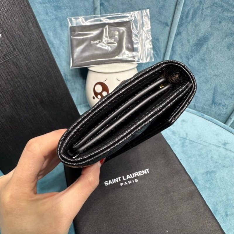 YSL CASSANDRE MATELASSÉ LARGE FLAP WALLET IN GRAIN DE POUDRE LEATHER - Image 3