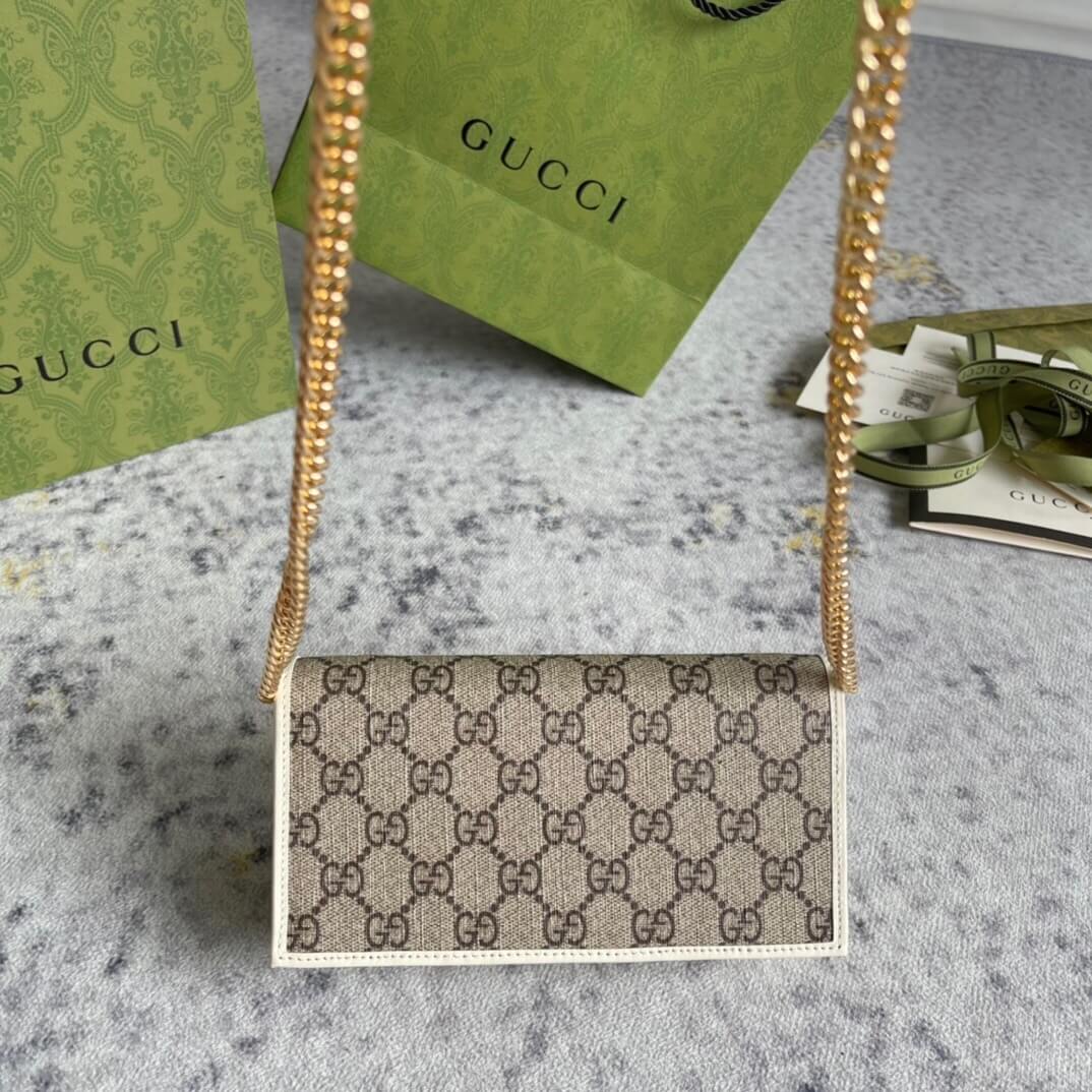 Gucci Horse Buckle 1955 Chain Wallet 4 Gucci Horse Buckle 1955 Chain Wallet - Image 4