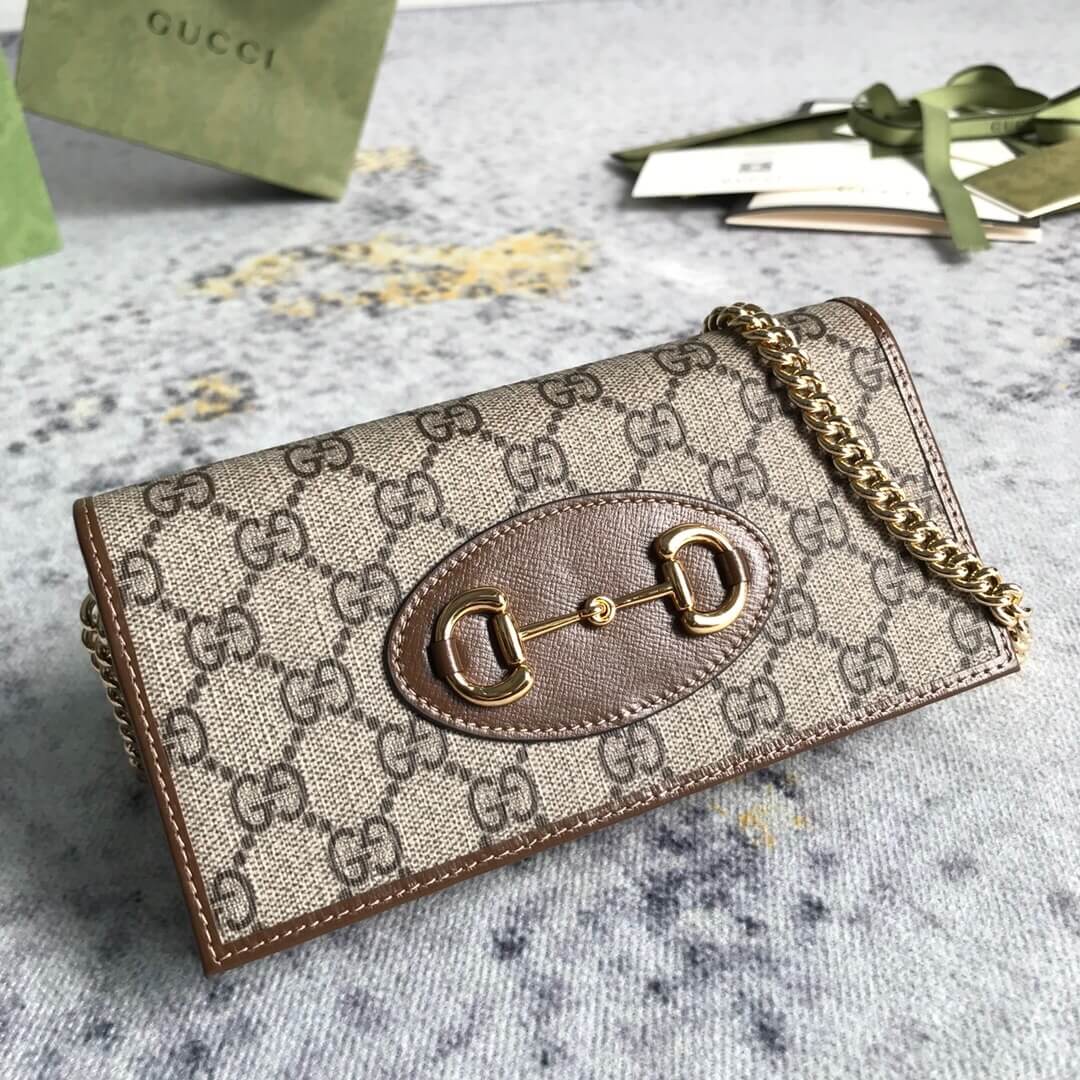 Gucci Horse Buckle 1955 Chain Wallet 2 Gucci Horse Buckle 1955 Chain Wallet - Image 2