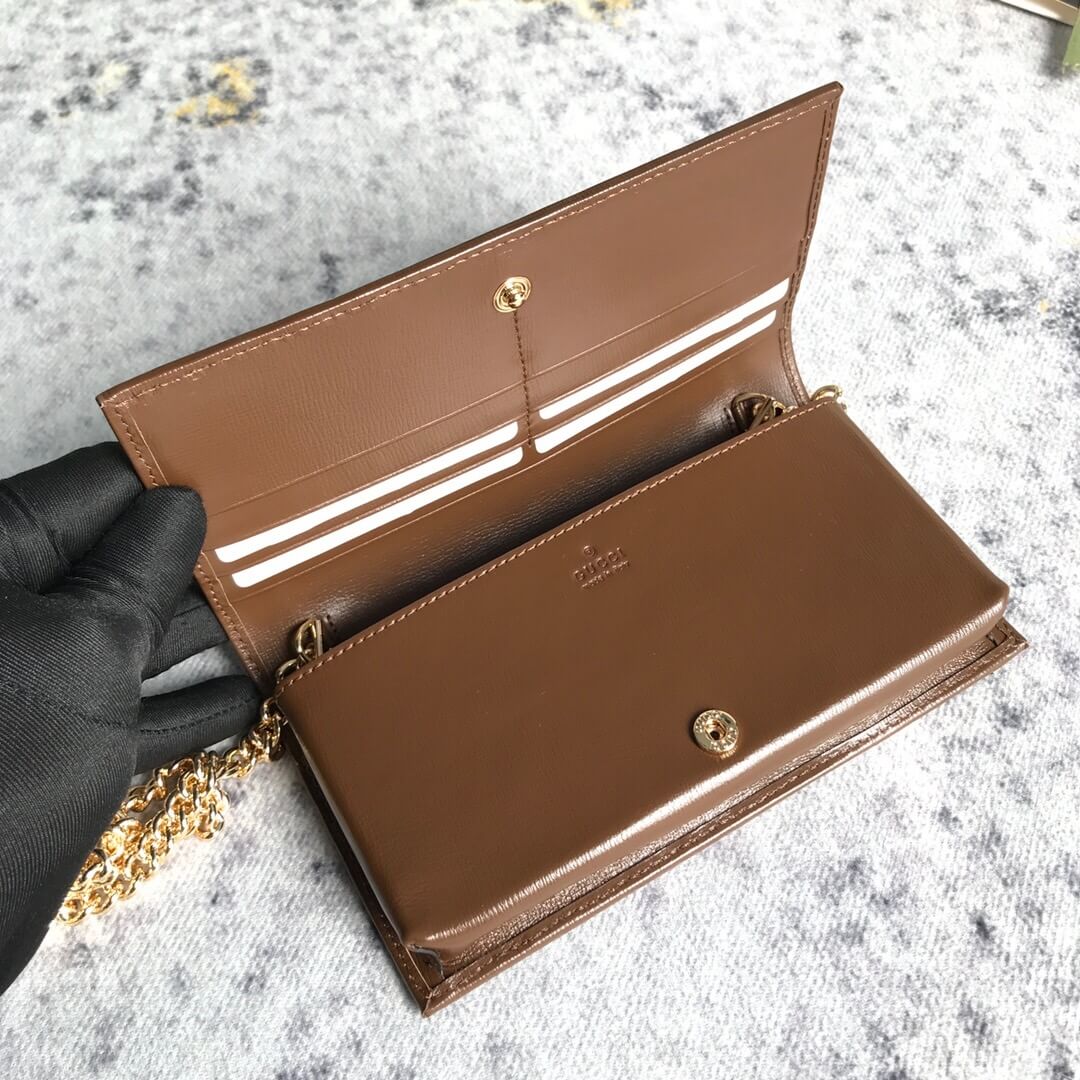Gucci Horse Buckle 1955 Chain Wallet 7 Gucci Horse Buckle 1955 Chain Wallet - Image 7