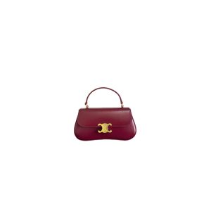 CELINE TEEN CELINE LOLA bag in shiny calf leather(High-end Grade)