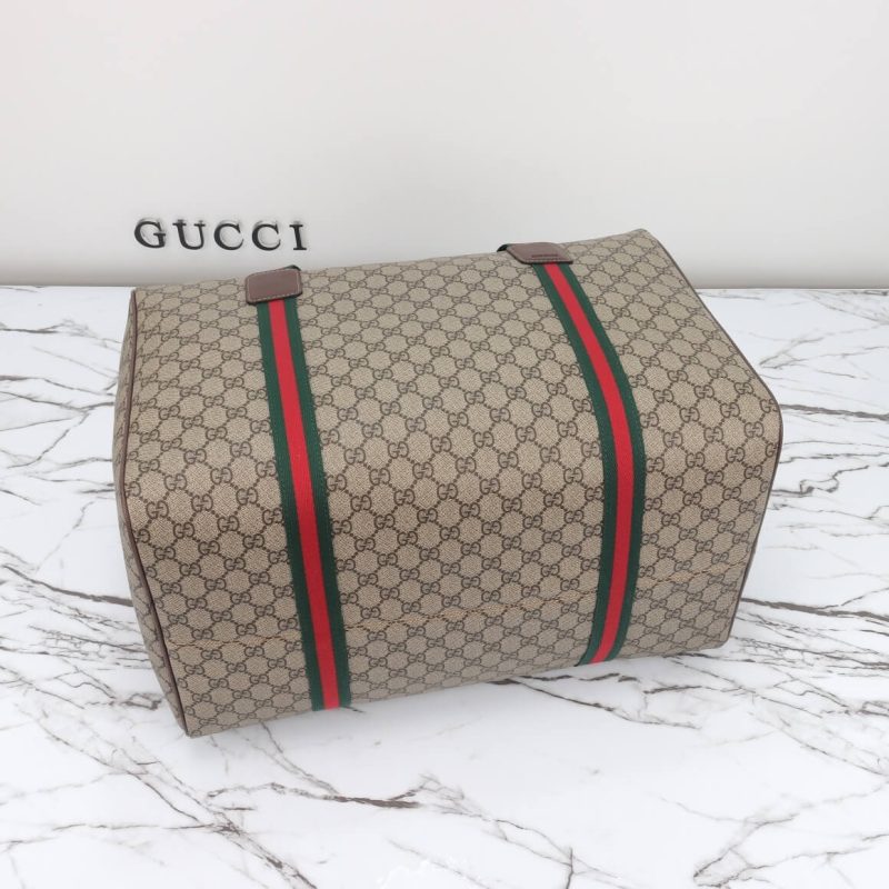 Gucci Medium duffle bag with Web - Image 5