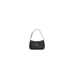 YSL LE 5 À 7 Crocodile embossed glossed leather