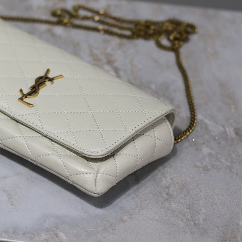 YSL GABY chain phone holder in lambskin - Image 7