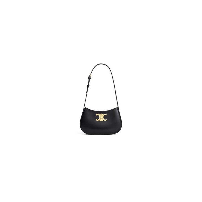 CELINE TILLY medium bag in shiny calf leather