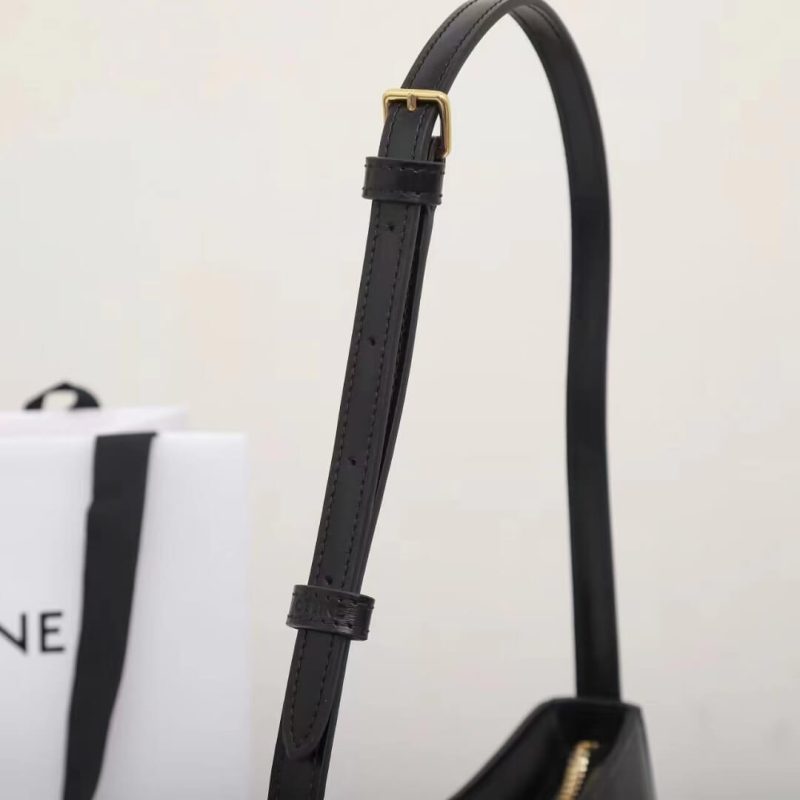 CELINE TILLY medium bag in shiny calf leather - Image 7