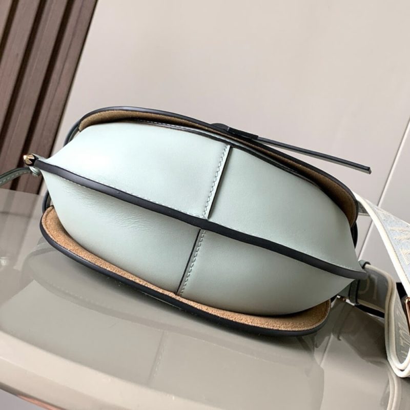 Loewe Small Gate bag in soft calfskin and jacquard - Image 5