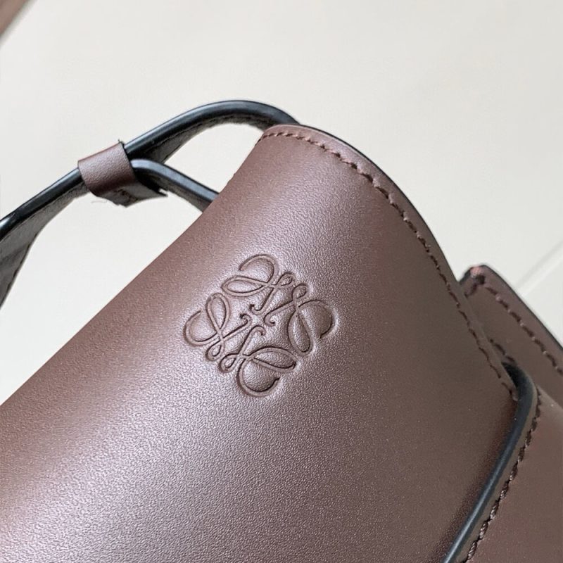 Loewe Small Gate bag in soft calfskin and jacquard - Image 6