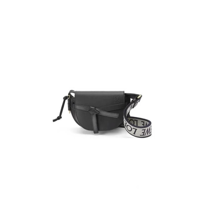 Loewe Small Gate bag in soft calfskin and jacquard