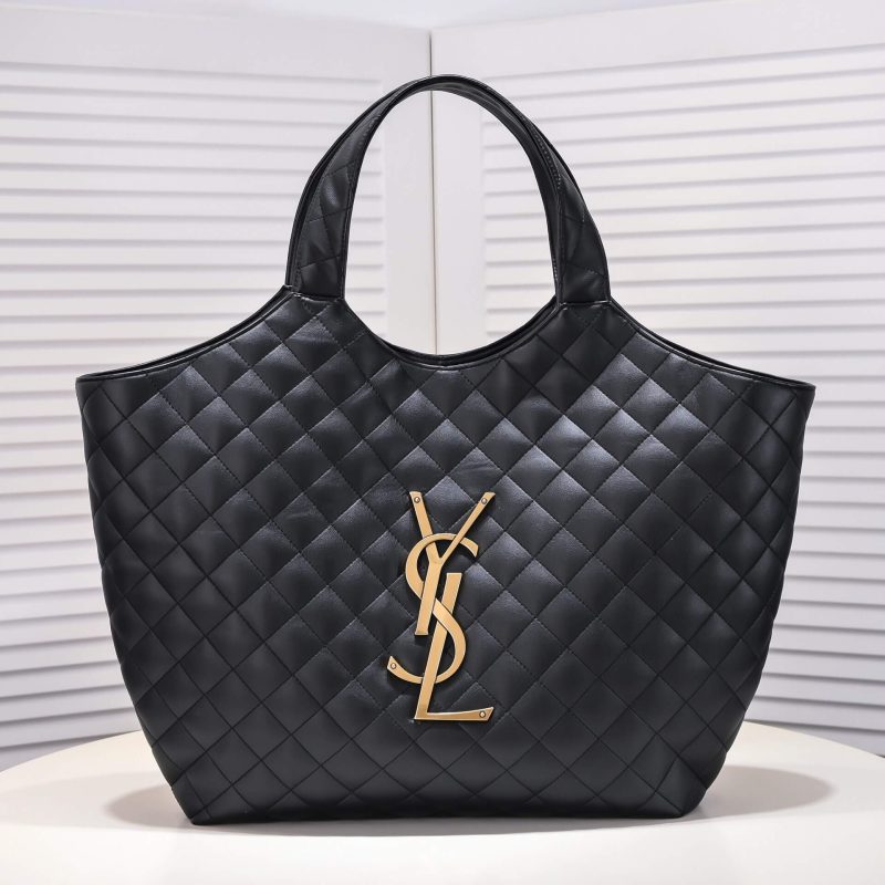 YSL Icare quilted lambskin oversized shopping bag(High-end grade) - Image 2